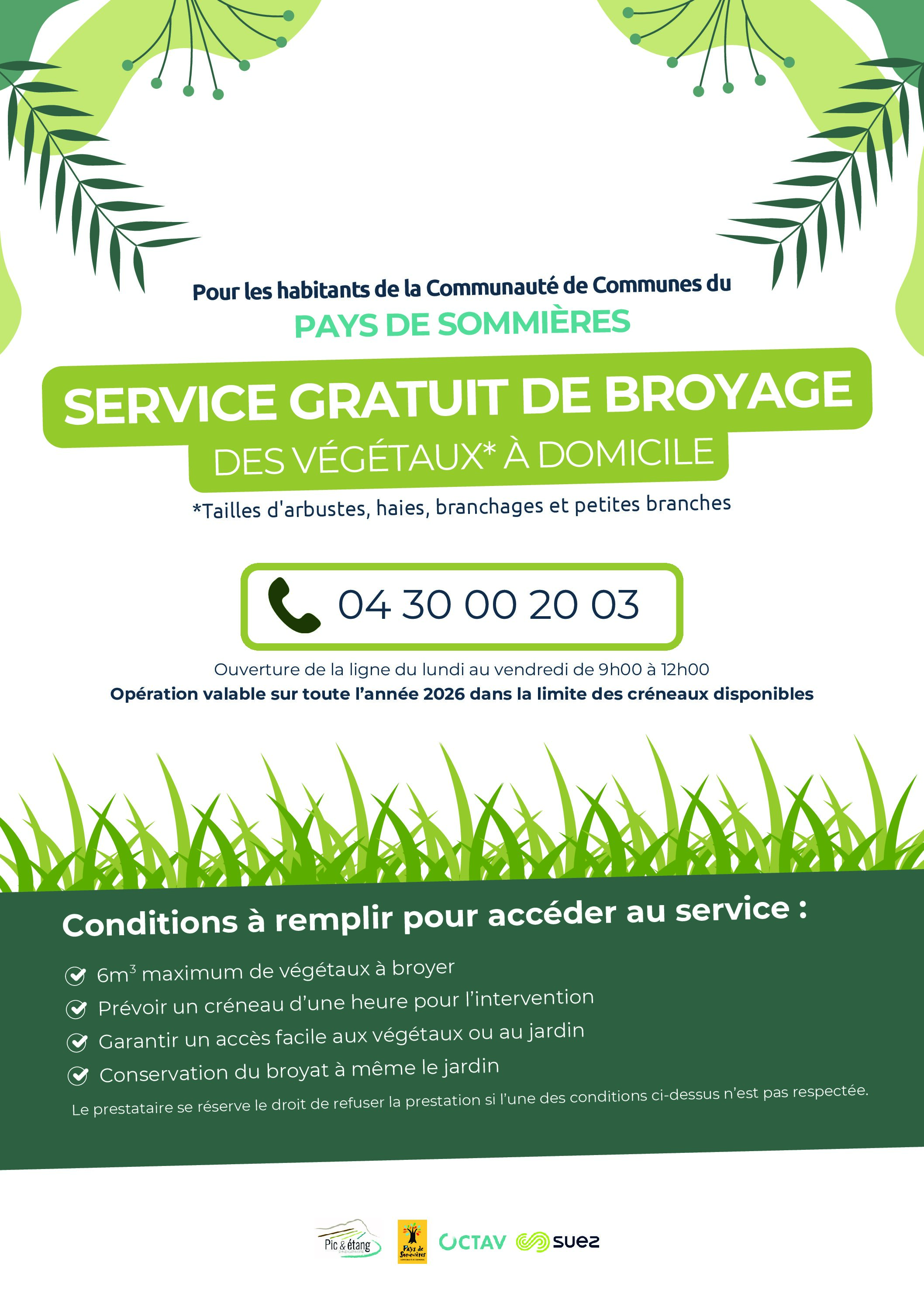 BROYAGE DES VÉGÉTAUX